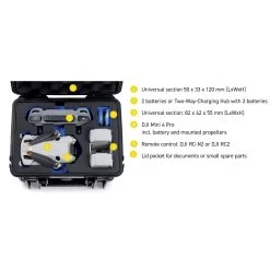 B&W Copter.case Typ 2000 Für DJI Mini 4 Pro Schwarz -Travelite Store 2000 DJI Mini 4 Pro description ENGoX4COkuLGebah 1280x1280