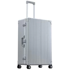 ALEON Macro Traveler 30" Trolley 76 Cm 4 Rollen Inkl. Suiter Silber