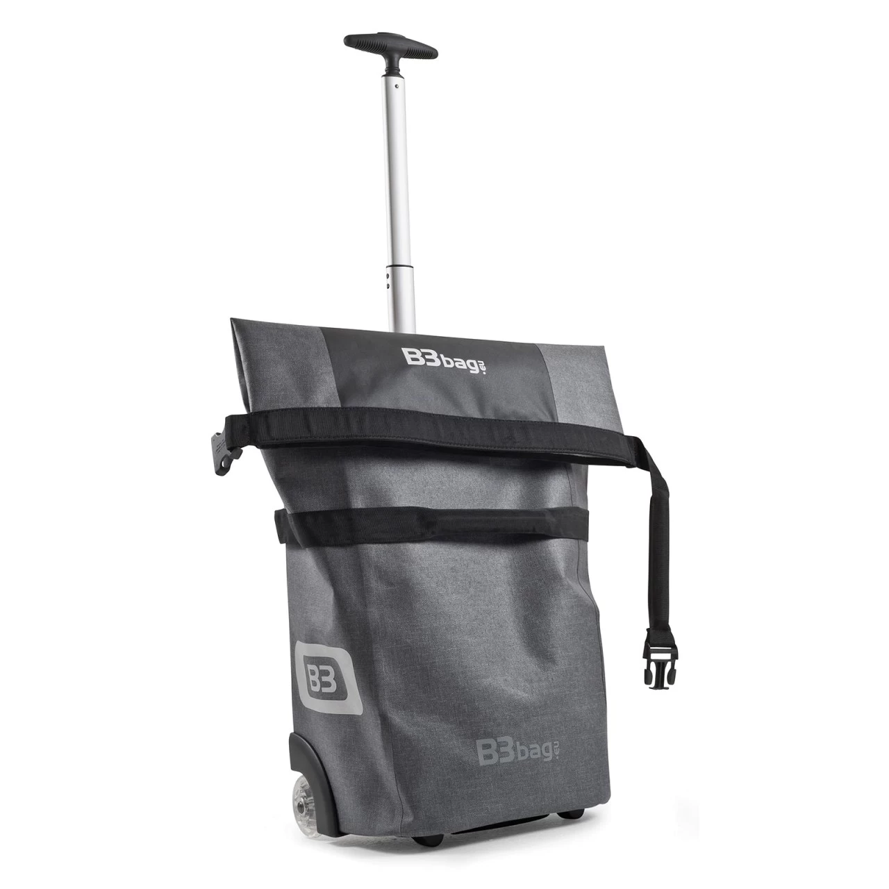 B&W B3 Bags Fahrradtasche 2 Rollen Grau 5 B&W B3 Bags Fahrradtasche 2 Rollen Grau – Bild 5