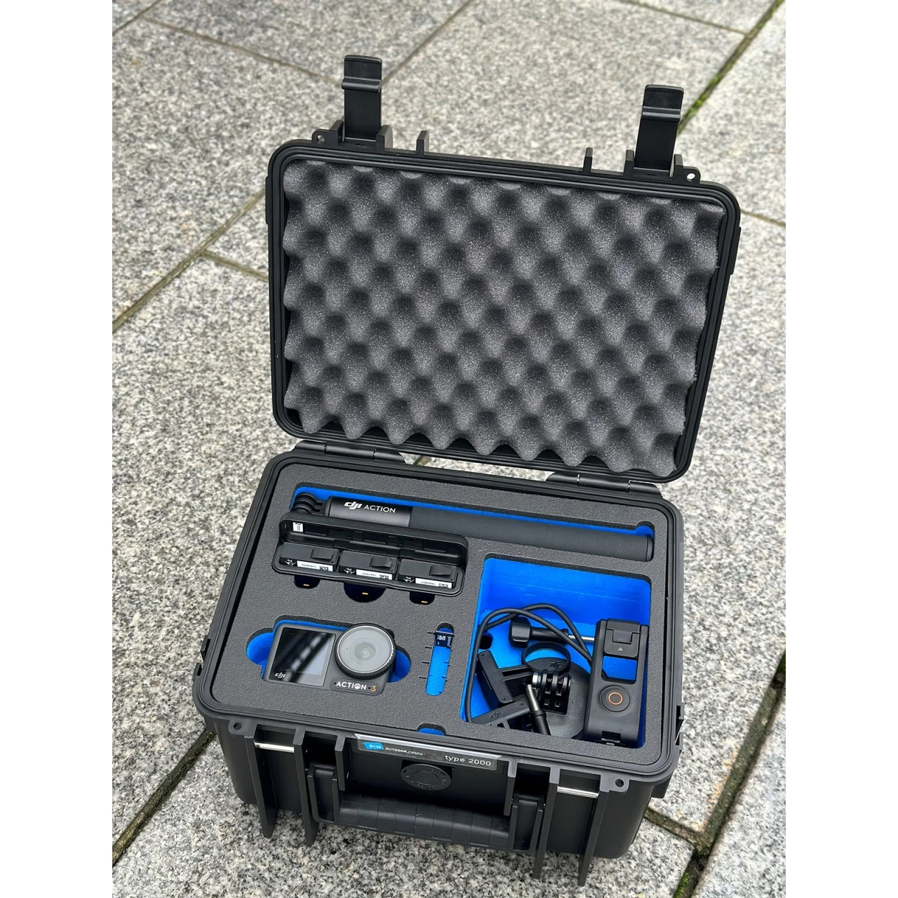B&W Copter Case Typ 2000 Für DJI Osmo Action 3 Schwarz 10 B&W Copter Case Typ 2000 Für DJI Osmo Action 3 Schwarz – Bild 10