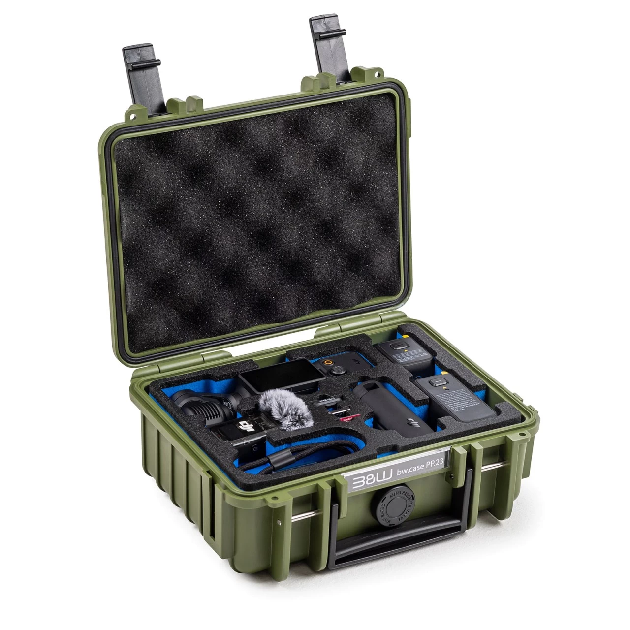 B&W Copter.case Typ 500 Für DJI Osmo Pocket 3 Grün 1 B&W Copter.case Typ 500 Für DJI Osmo Pocket 3 Grün