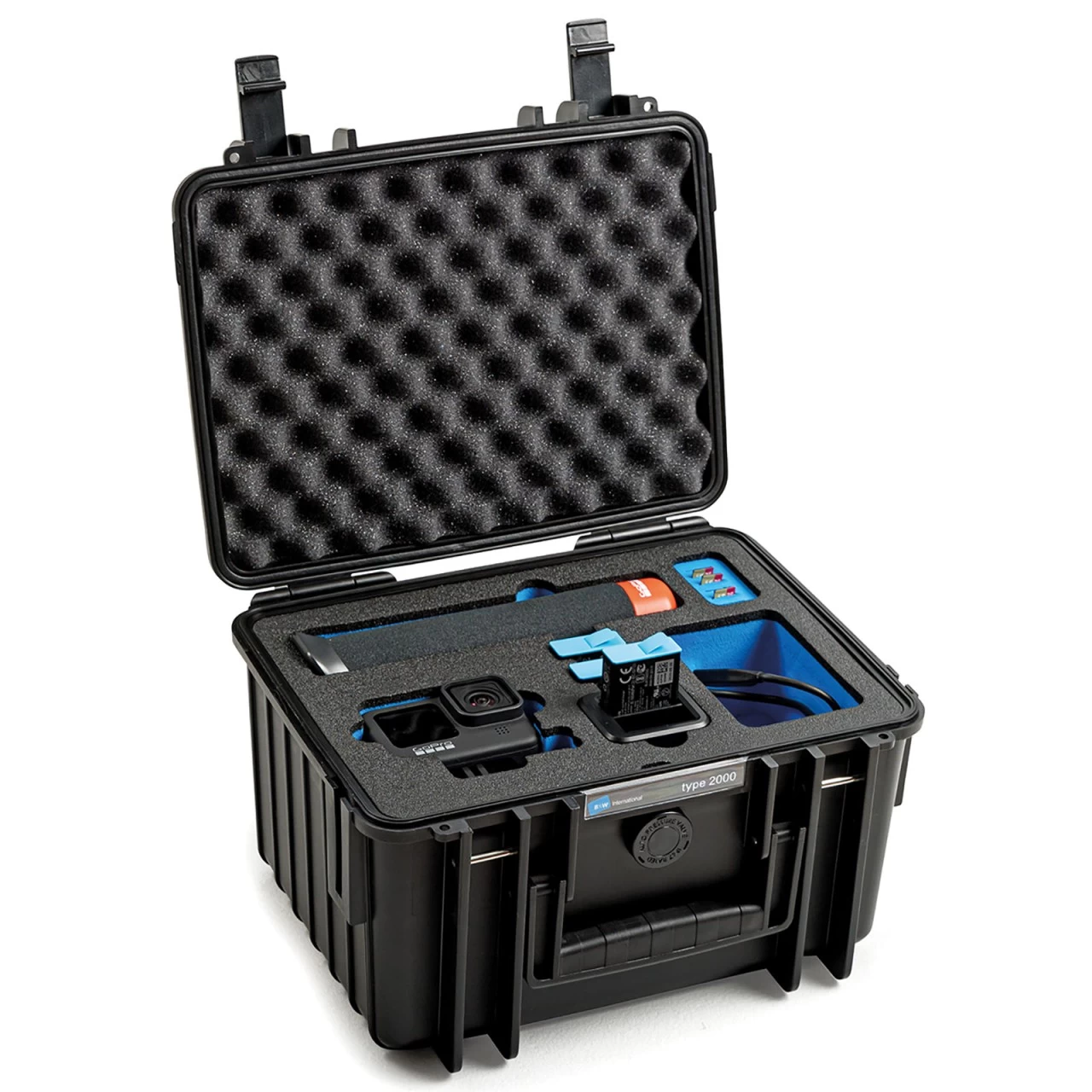 B&W GoPro Case Typ 2000 Für GoPro Hero 9/10 Mit Schaumstoffeinsatz Schwarz 2 B&W GoPro Case Typ 2000 Für GoPro Hero 9/10 Mit Schaumstoffeinsatz Schwarz – Bild 2