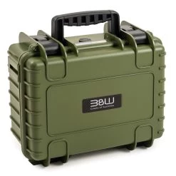 B&W Outdoor Case Typ 3000 Grün Mit Schaumstoffeinsatz