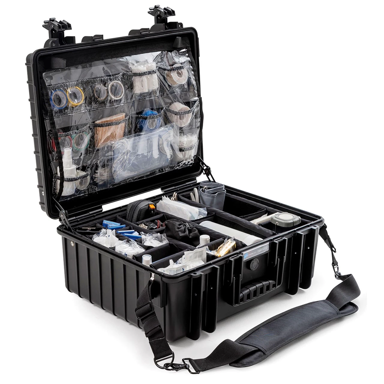 B&W Outdoor Case Typ 6000 Notfallkoffer Mit Variabler Facheinteilung Schwarz 5 B&W Outdoor Case Typ 6000 Notfallkoffer Mit Variabler Facheinteilung Schwarz – Bild 5