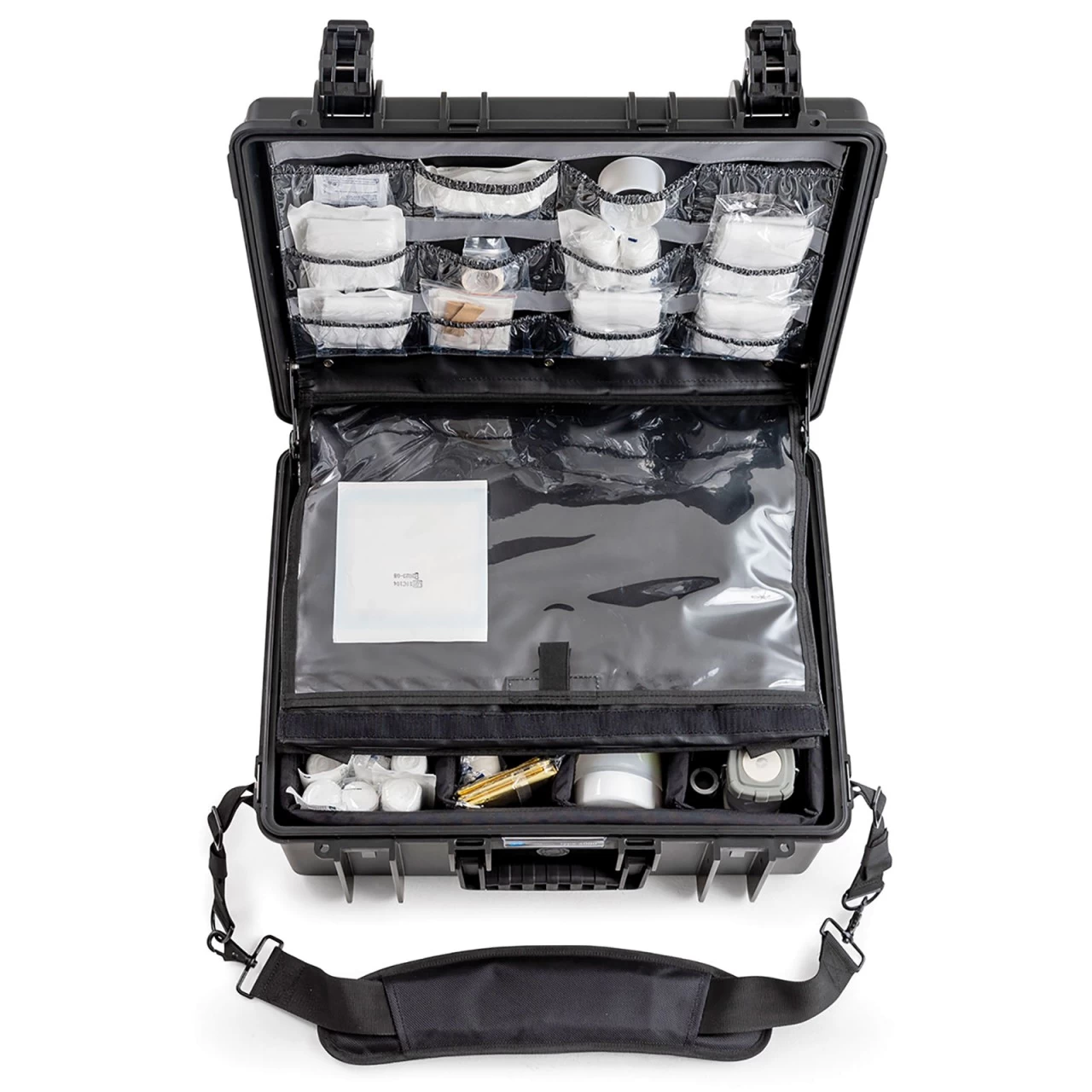 B&W Outdoor Case Typ 6000 Notfallkoffer Mit Variabler Facheinteilung Schwarz 9 B&W Outdoor Case Typ 6000 Notfallkoffer Mit Variabler Facheinteilung Schwarz – Bild 9
