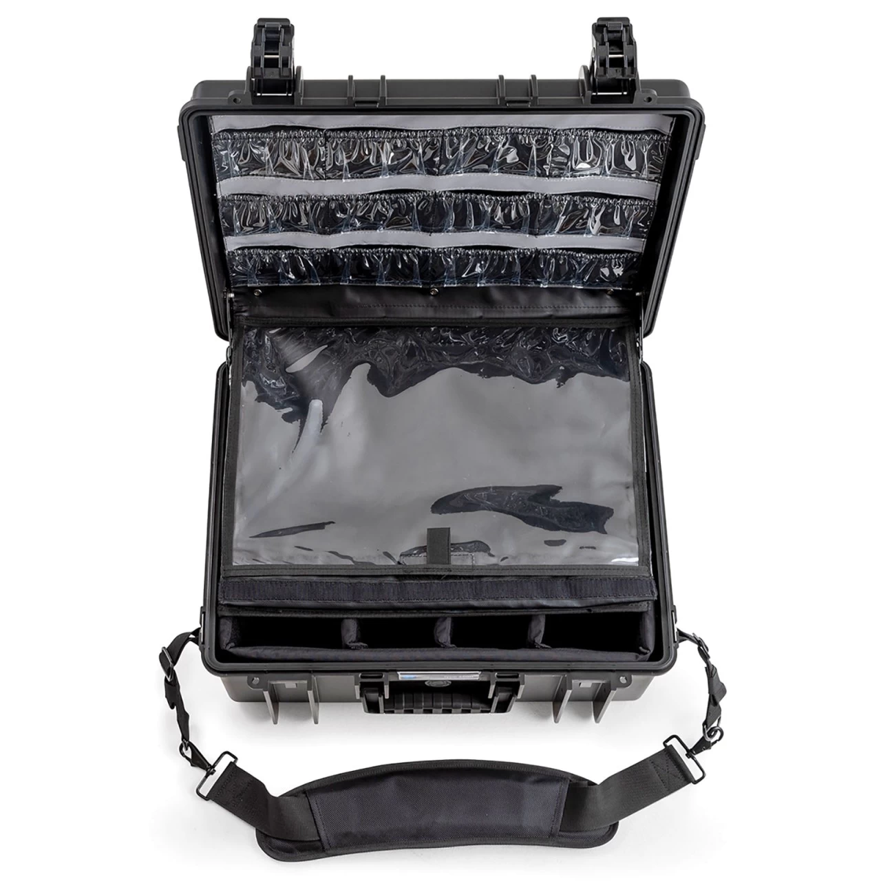 B&W Outdoor Case Typ 6000 Notfallkoffer Mit Variabler Facheinteilung Schwarz 11 B&W Outdoor Case Typ 6000 Notfallkoffer Mit Variabler Facheinteilung Schwarz – Bild 11