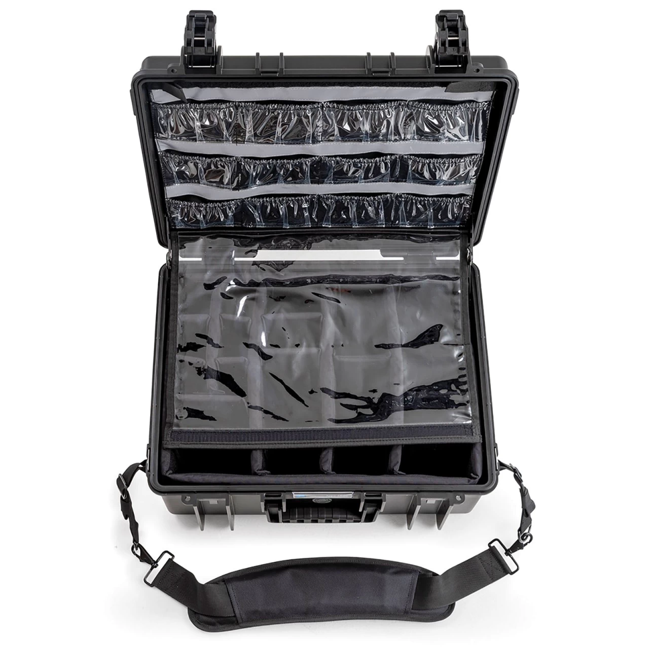 B&W Outdoor Case Typ 6000 Notfallkoffer Mit Variabler Facheinteilung Schwarz 12 B&W Outdoor Case Typ 6000 Notfallkoffer Mit Variabler Facheinteilung Schwarz – Bild 12