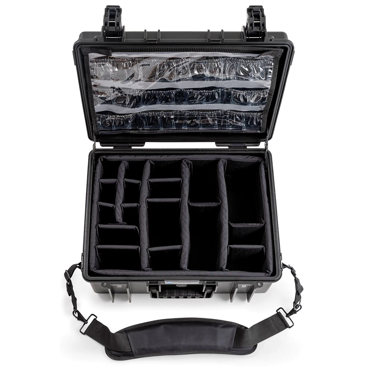 B&W Outdoor Case Typ 6000 Notfallkoffer Mit Variabler Facheinteilung Schwarz 13 B&W Outdoor Case Typ 6000 Notfallkoffer Mit Variabler Facheinteilung Schwarz – Bild 13