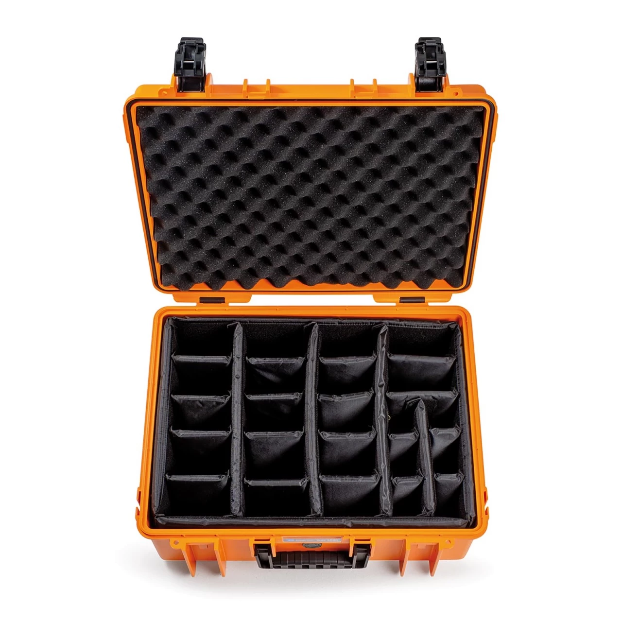 B&W Outdoor Case Typ 6000 Orange Inklusive Variabler Facheinteilung 2 B&W Outdoor Case Typ 6000 Orange Inklusive Variabler Facheinteilung – Bild 2