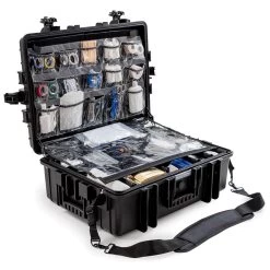 B&W Outdoor Case Typ 6500 Notfallkoffer Mit Variabler Facheinteilung Schwarz