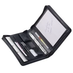 Dermata Schreibmappe Groß 35,5 Cm Schwarz