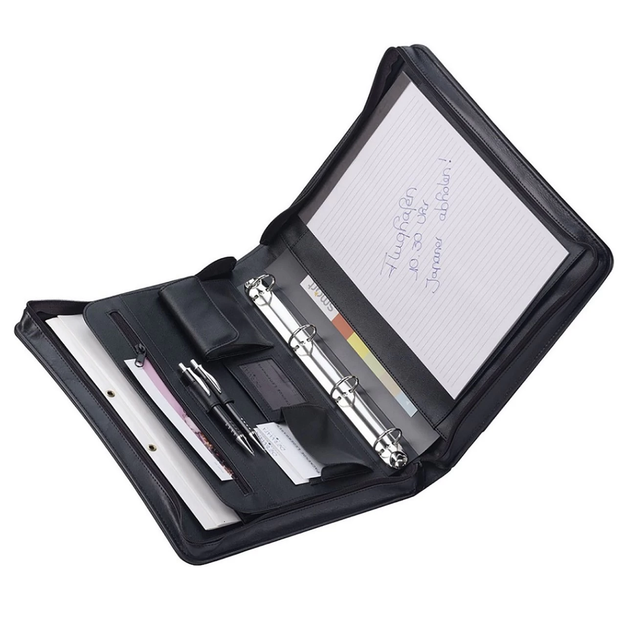 Dermata Schreibmappe Groß 35,5 Cm Schwarz 1 Dermata Schreibmappe Groß 35,5 Cm Schwarz