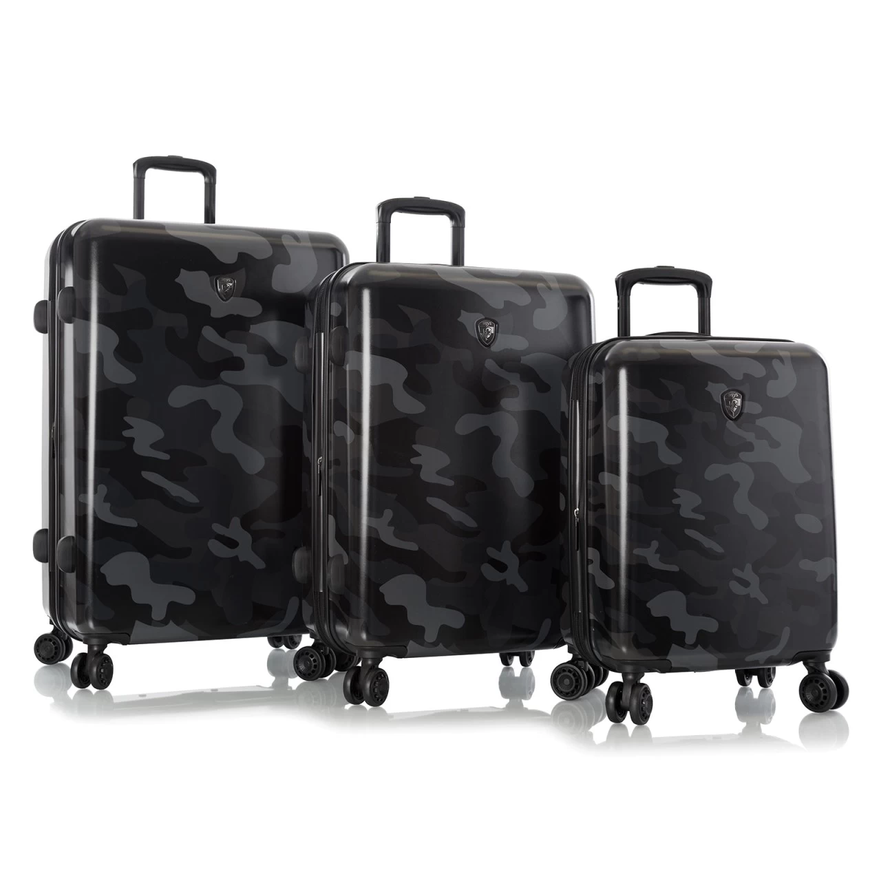 Heys Black Camo Trolley 53 Cm 4 Rollen Erweiterbar Schwarz 11 Heys Black Camo Trolley 53 Cm 4 Rollen Erweiterbar Schwarz – Bild 11