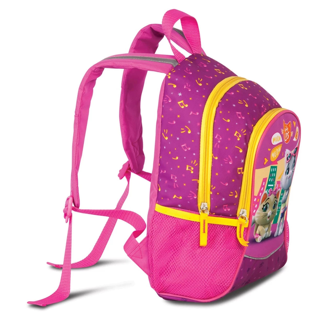 Fabrizio Kids 44 Cats Rucksack 35 Cm Blau 2 Fabrizio Kids 44 Cats Rucksack 35 Cm Blau – Bild 2