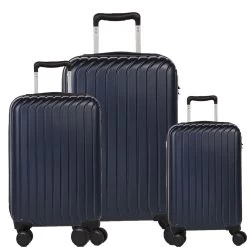 Fabrizio Worldpack London Trolley 4 Rollen 55 Cm Blau