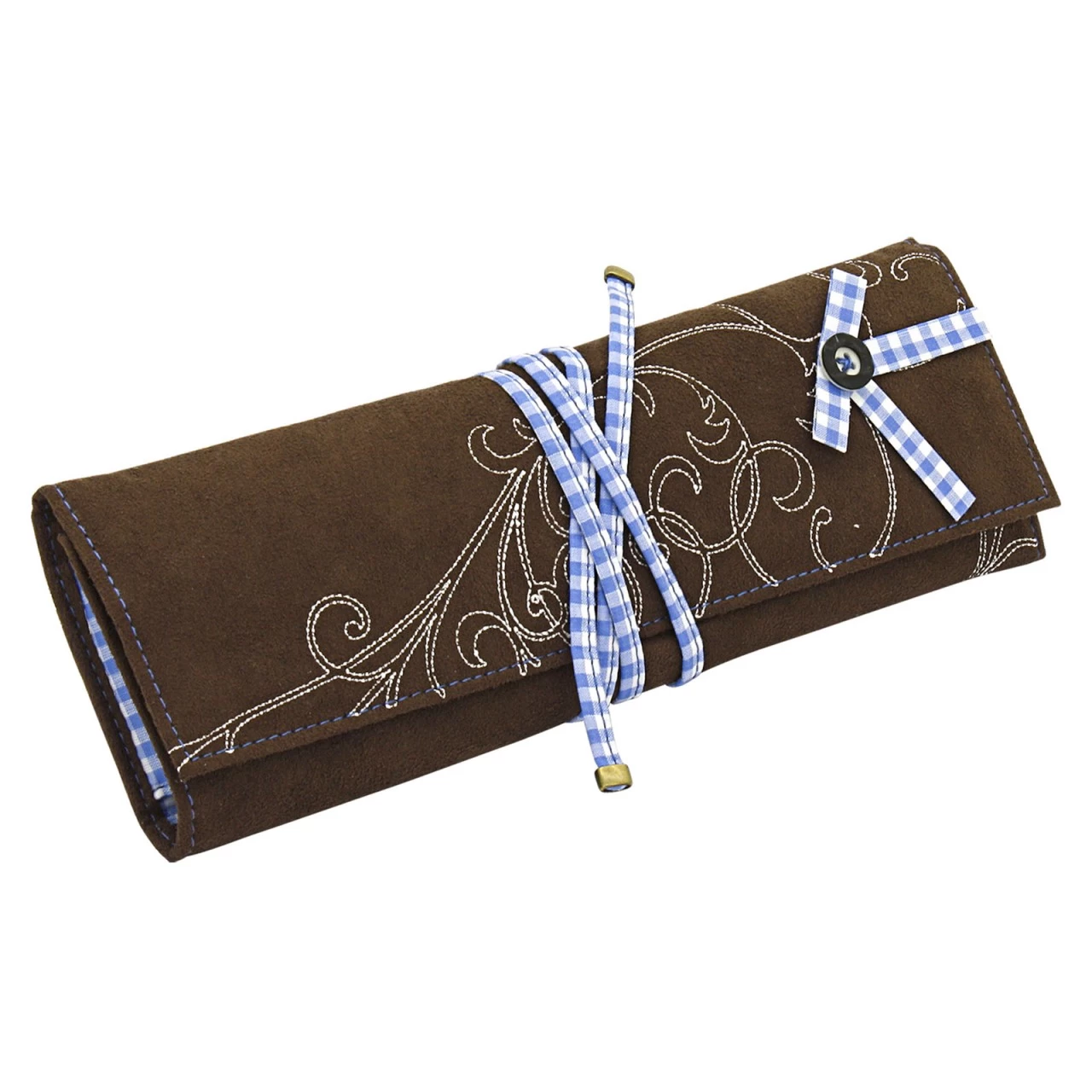 Friedrich|23 Bavaria Schmuckrolle Aus Velour Blau 1 Friedrich|23 Bavaria Schmuckrolle Aus Velour Blau