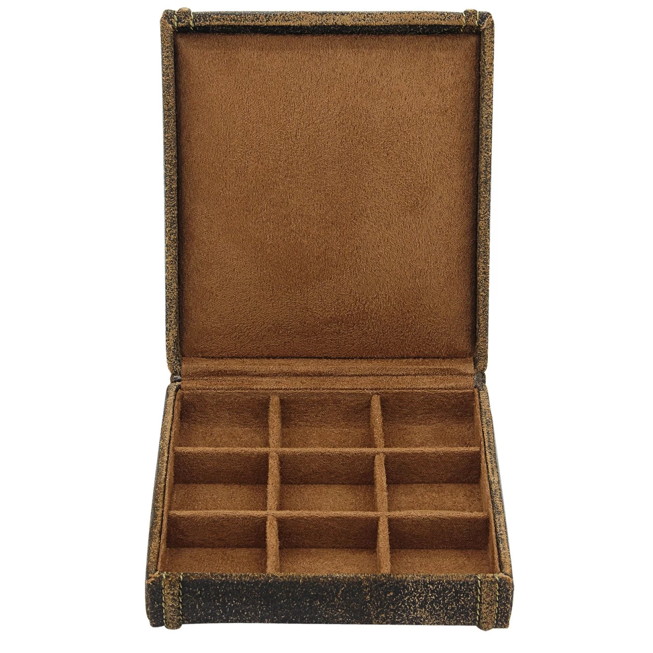 Friedrich|23 Cubano Reiseetui Aus Leder Für Schmuck Und Manschettenknöpfe Braun 2 Friedrich|23 Cubano Reiseetui Aus Leder Für Schmuck Und Manschettenknöpfe Braun – Bild 2