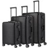 Travelite Next Aluminium-Trolley Set 3-teilig S/M/L Schwarz