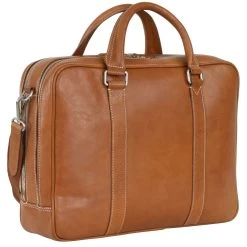 Leonhard Heyden Bergamo RV-Aktenmappe 40 Cm Mit 2 Fächern Braun