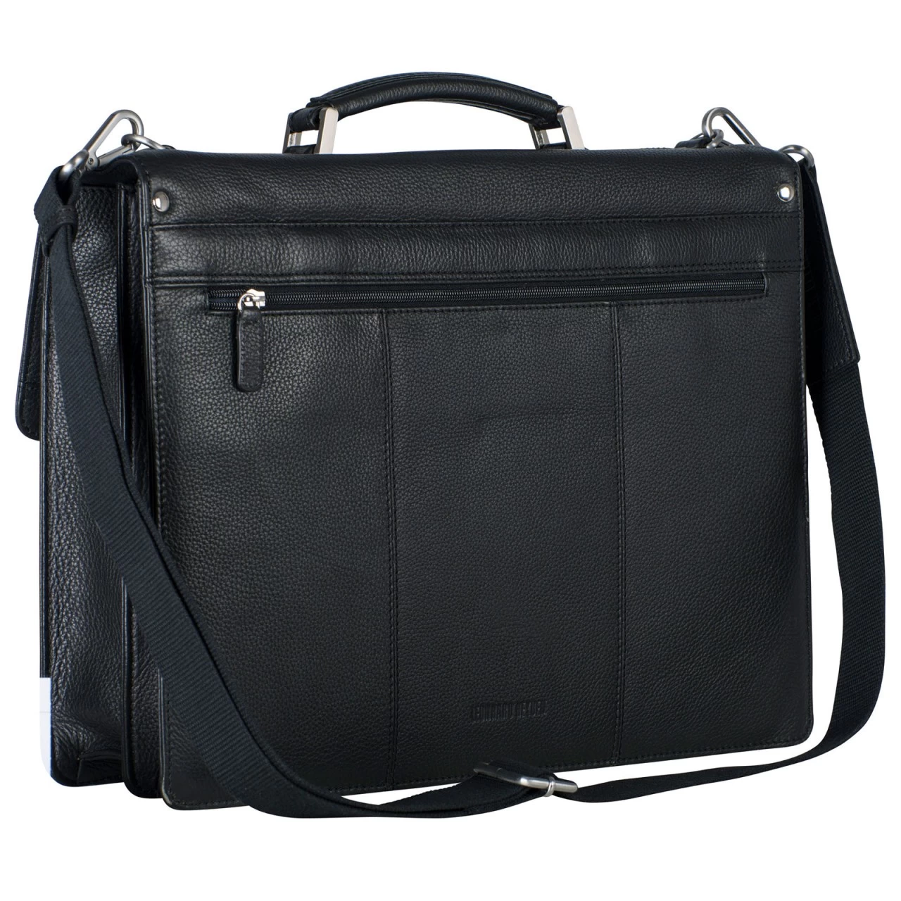 Leonhard Heyden Berlin Aktenmappe 40 Cm Mit 2 Fächern Schwarz 3 Leonhard Heyden Berlin Aktenmappe 40 Cm Mit 2 Fächern Schwarz – Bild 3