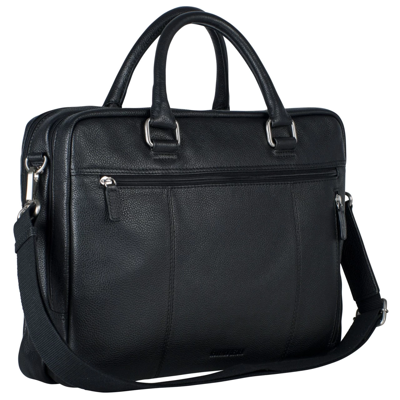 Leonhard Heyden Berlin RV-Aktenmappe 41 Cm Mit 2 Fächern Schwarz 3 Leonhard Heyden Berlin RV-Aktenmappe 41 Cm Mit 2 Fächern Schwarz – Bild 3