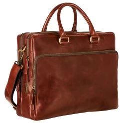 Leonhard Heyden Cambridge RV-Aktenmappe 40 Cm Mit 2 Fächern Braun