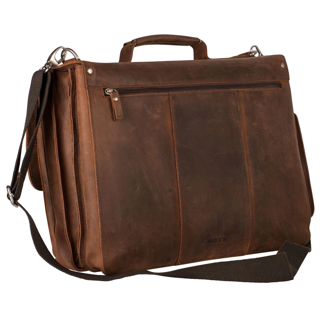 Leonhard Heyden Salisbury Aktenmappe 42 Cm Mit 3 Fächern Braun 3 Leonhard Heyden Salisbury Aktenmappe 42 Cm Mit 3 Fächern Braun – Bild 3