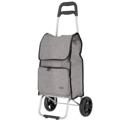 Travelite Paklite Einkaufsroller 2 Rollen 53 Cm Grau