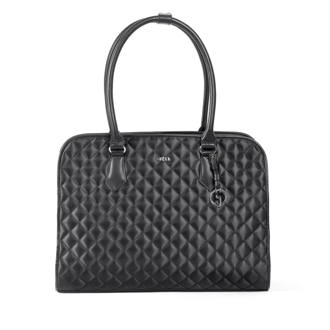 SOCHA Diamond Business-Handtasche 43 Cm Schwarz 2 SOCHA Diamond Business-Handtasche 43 Cm Schwarz – Bild 2