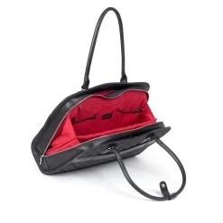 SOCHA Diamond Business-Handtasche 43 Cm Schwarz 11 SOCHA Diamond Business-Handtasche 43 Cm Schwarz -Travelite Store SOCHA Black Diamond Damen Business Laptop Tasche schwarz K233006 02 Innenansicht 1280x1280