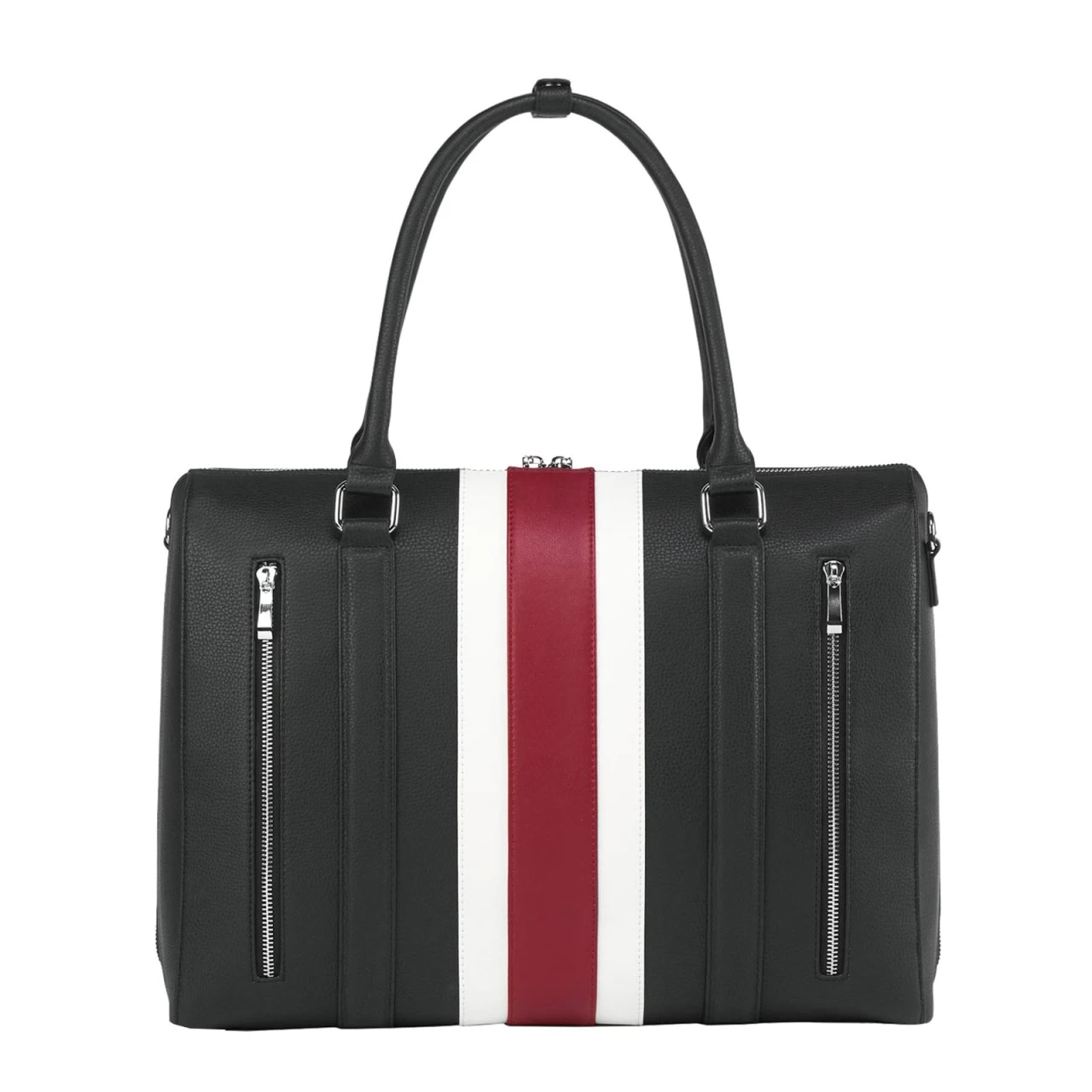 SOCHA BB Red Stripe Business-Handtasche 44 Cm Schwarz 8 SOCHA BB Red Stripe Business-Handtasche 44 Cm Schwarz – Bild 8