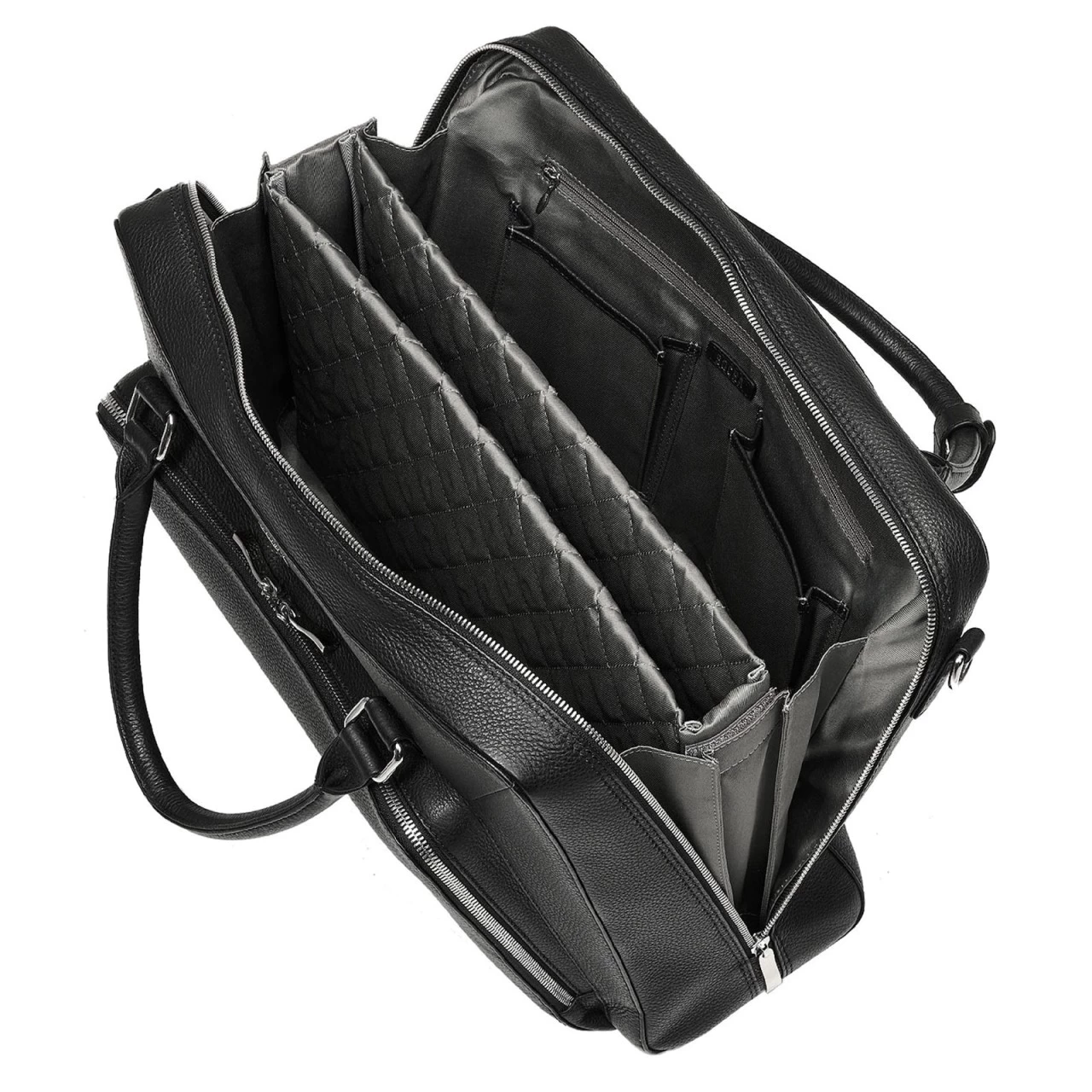 SOCHA Unisex Business-Handtasche Diamond 44 Cm Schwarz 5 SOCHA Unisex Business-Handtasche Diamond 44 Cm Schwarz – Bild 5