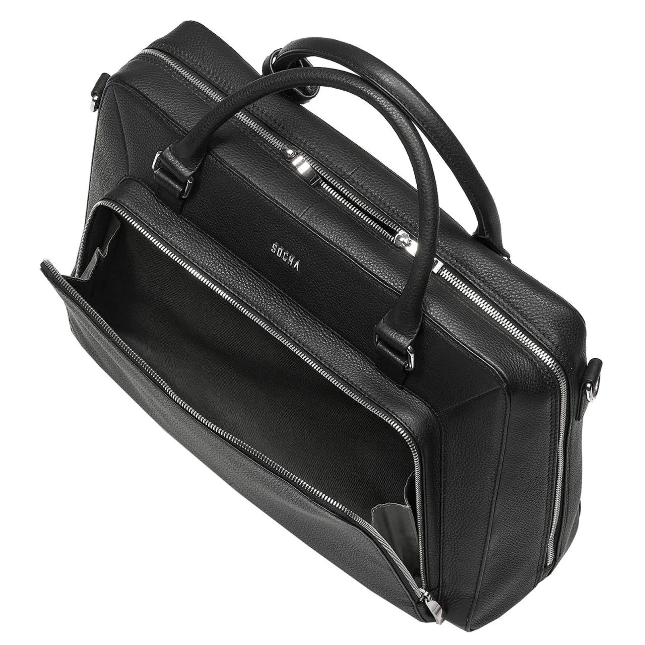 SOCHA Unisex Business-Handtasche Diamond 44 Cm Schwarz 6 SOCHA Unisex Business-Handtasche Diamond 44 Cm Schwarz – Bild 6