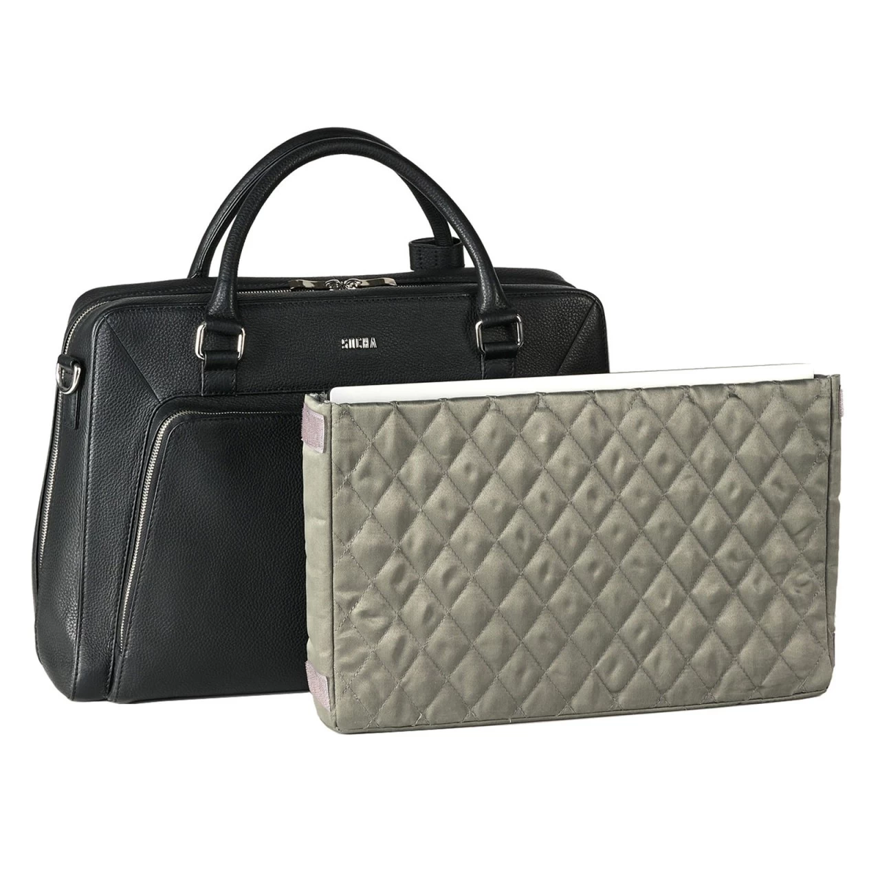 SOCHA Unisex Business-Handtasche Diamond 44 Cm Schwarz 7 SOCHA Unisex Business-Handtasche Diamond 44 Cm Schwarz – Bild 7