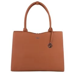 SOCHA Midi Business-Handtasche 39 Cm Braun
