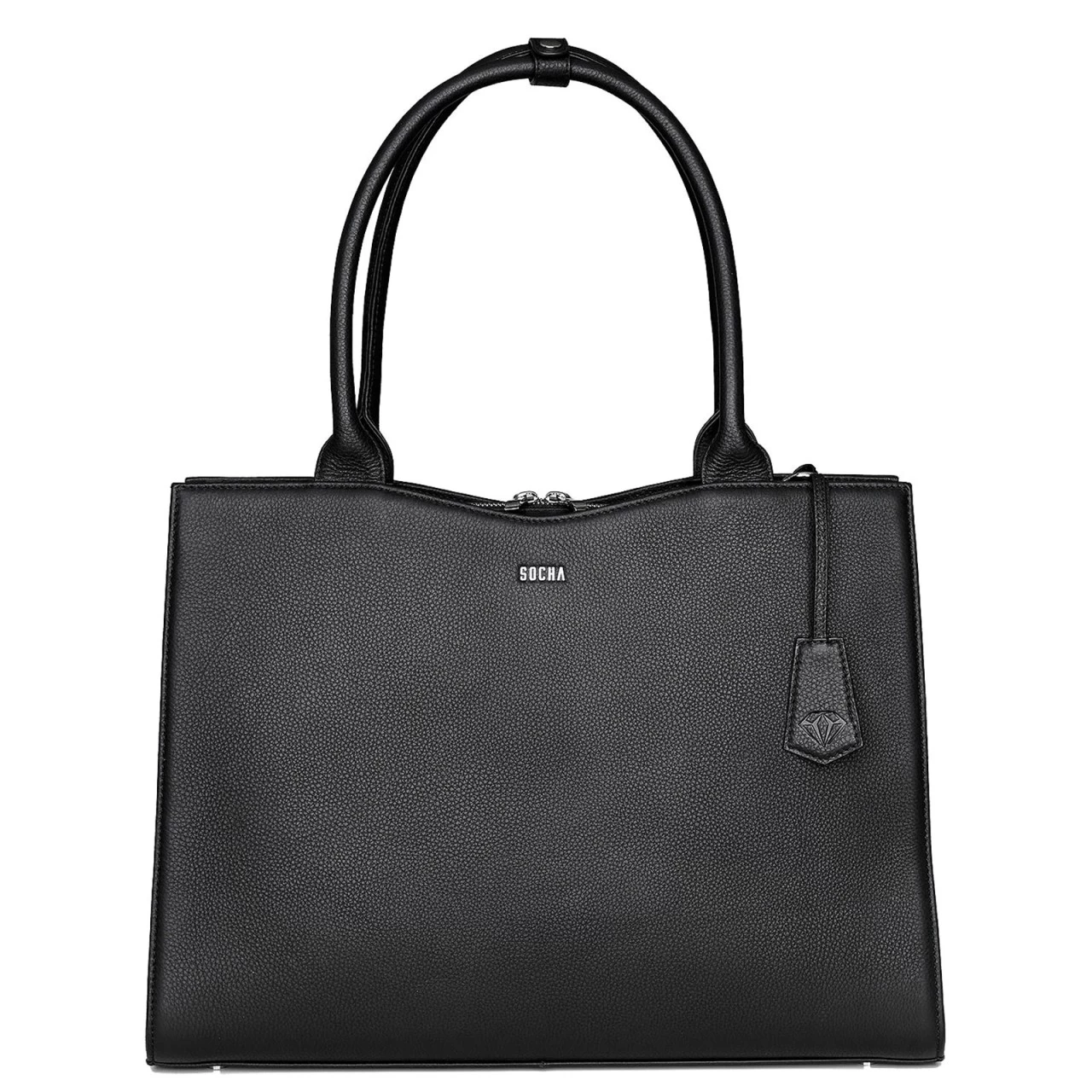 SOCHA Diamond Bag Business-Handtasche 45 Cm Schwarz 1 SOCHA Diamond Bag Business-Handtasche 45 Cm Schwarz