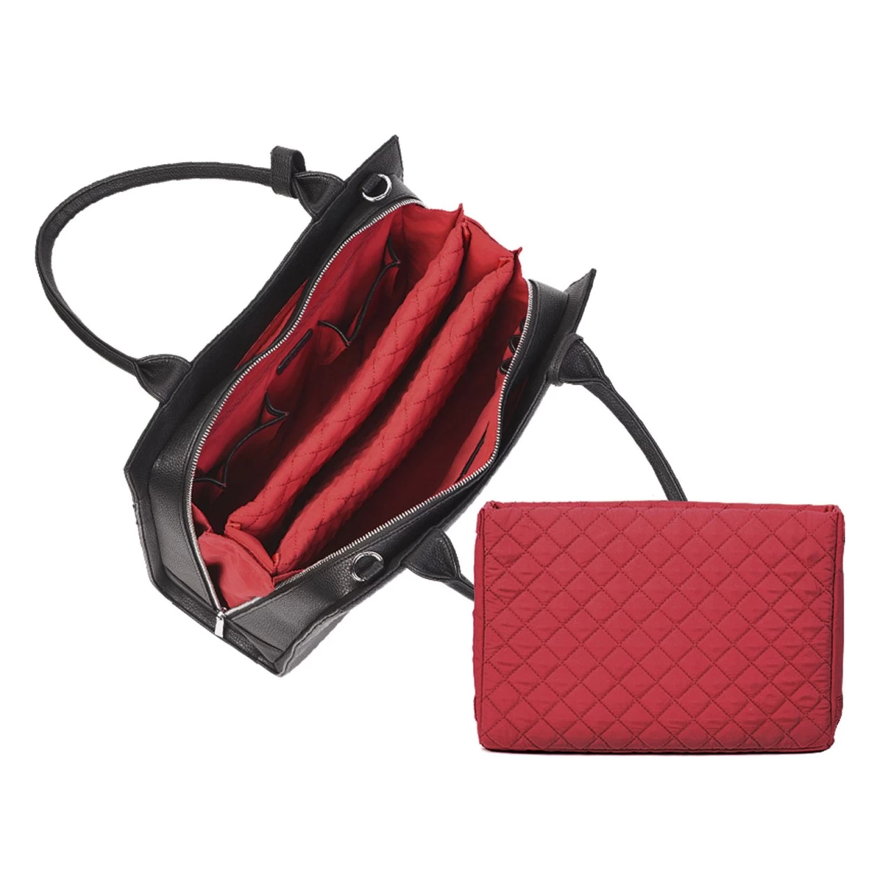 SOCHA Diamond Bag Business-Handtasche 45 Cm Schwarz 4 SOCHA Diamond Bag Business-Handtasche 45 Cm Schwarz – Bild 4