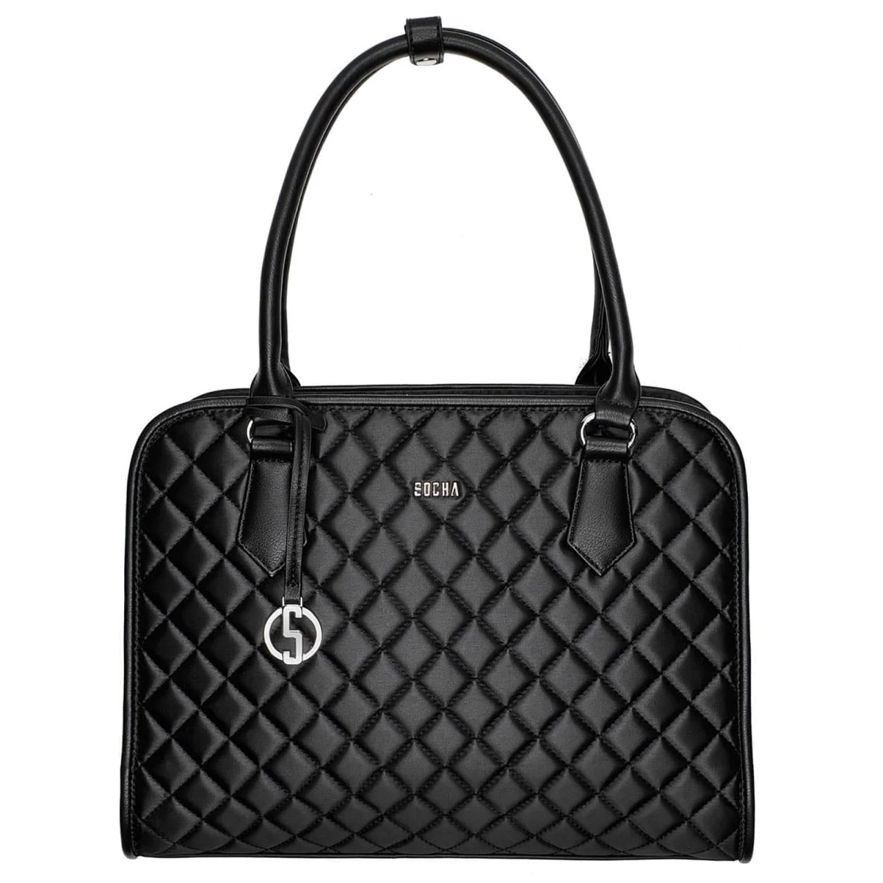 SOCHA Mid Diamond Business-Handtasche 39 Cm Schwarz 1 SOCHA Mid Diamond Business-Handtasche 39 Cm Schwarz