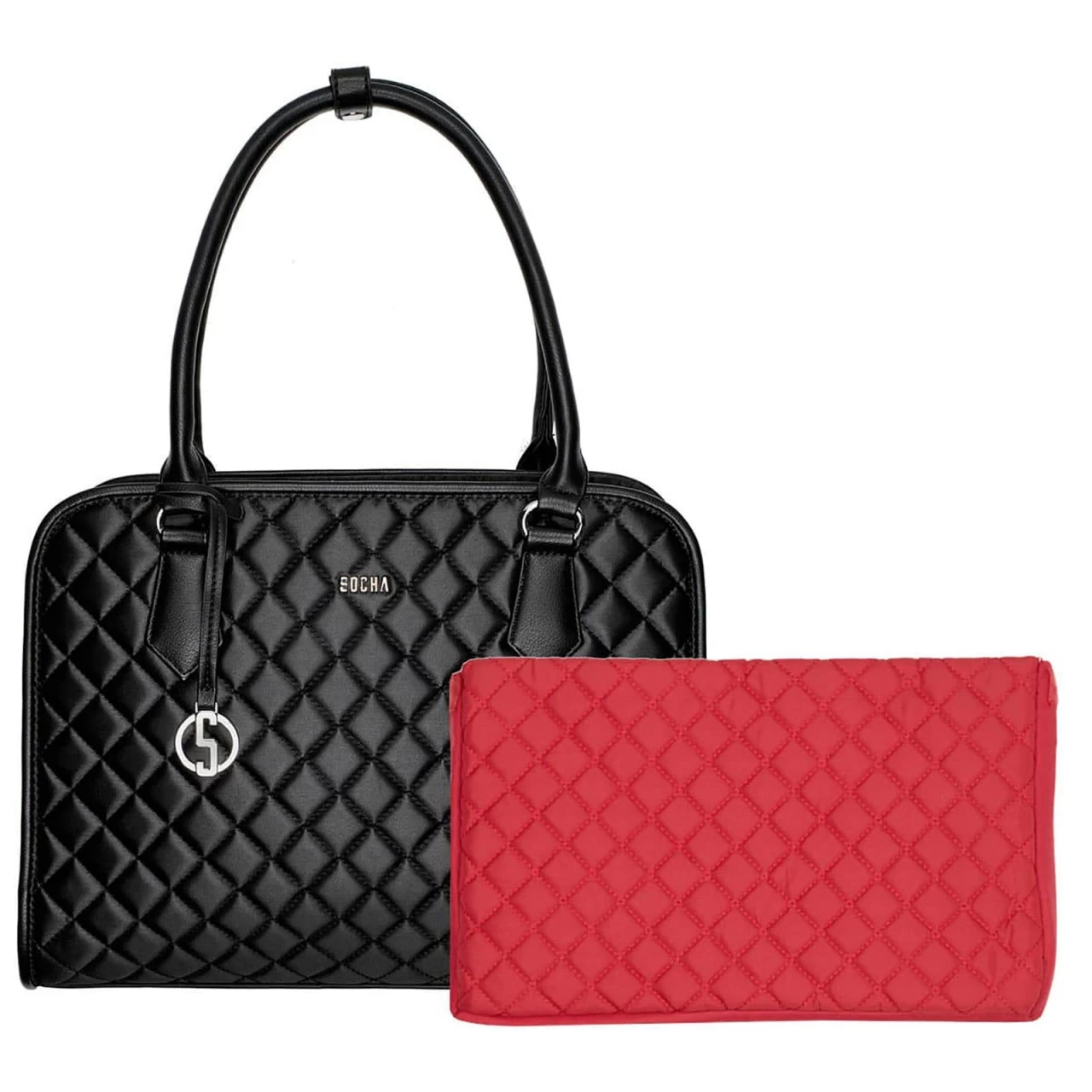 SOCHA Mid Diamond Business-Handtasche 39 Cm Schwarz 9 SOCHA Mid Diamond Business-Handtasche 39 Cm Schwarz – Bild 9