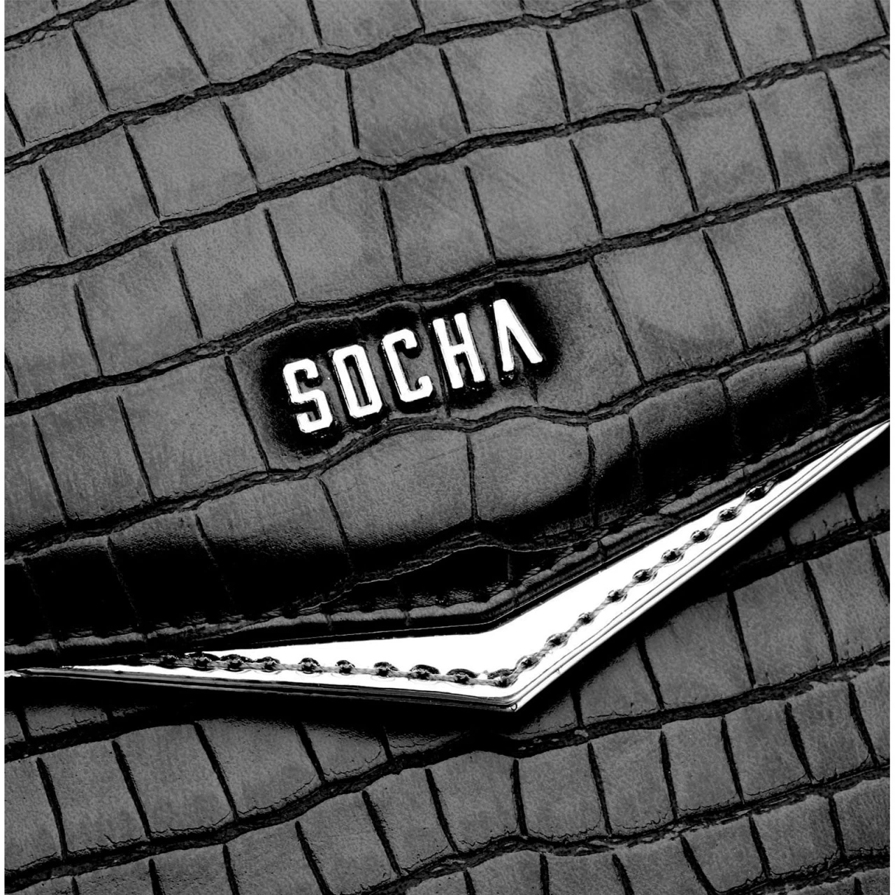 SOCHA Silver Tip Business-Handtasche 45 Cm Schwarz 6 SOCHA Silver Tip Business-Handtasche 45 Cm Schwarz – Bild 6