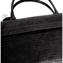 SOCHA Silver Tip Business-Handtasche 45 Cm Schwarz 19 SOCHA Silver Tip Business-Handtasche 45 Cm Schwarz -Travelite Store SOCHA Silver Tip Business Handtasche 32 cm croco black K233066 g 1280x1280
