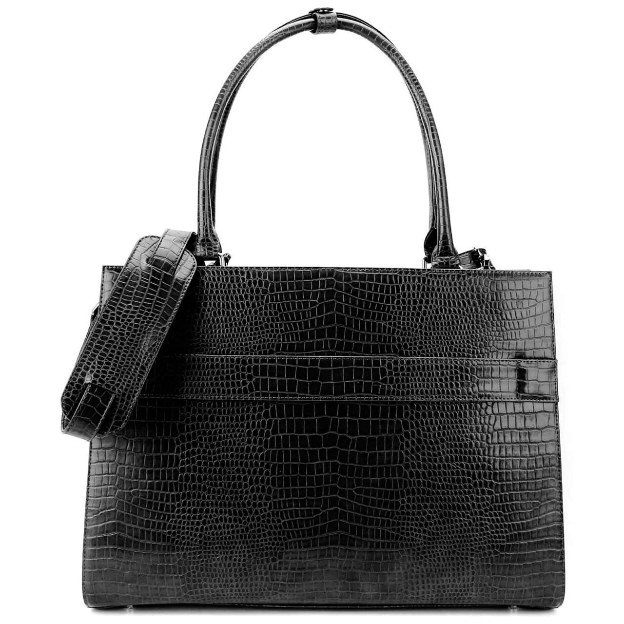 SOCHA Silver Tip Business-Handtasche 45 Cm Schwarz 12 SOCHA Silver Tip Business-Handtasche 45 Cm Schwarz – Bild 12