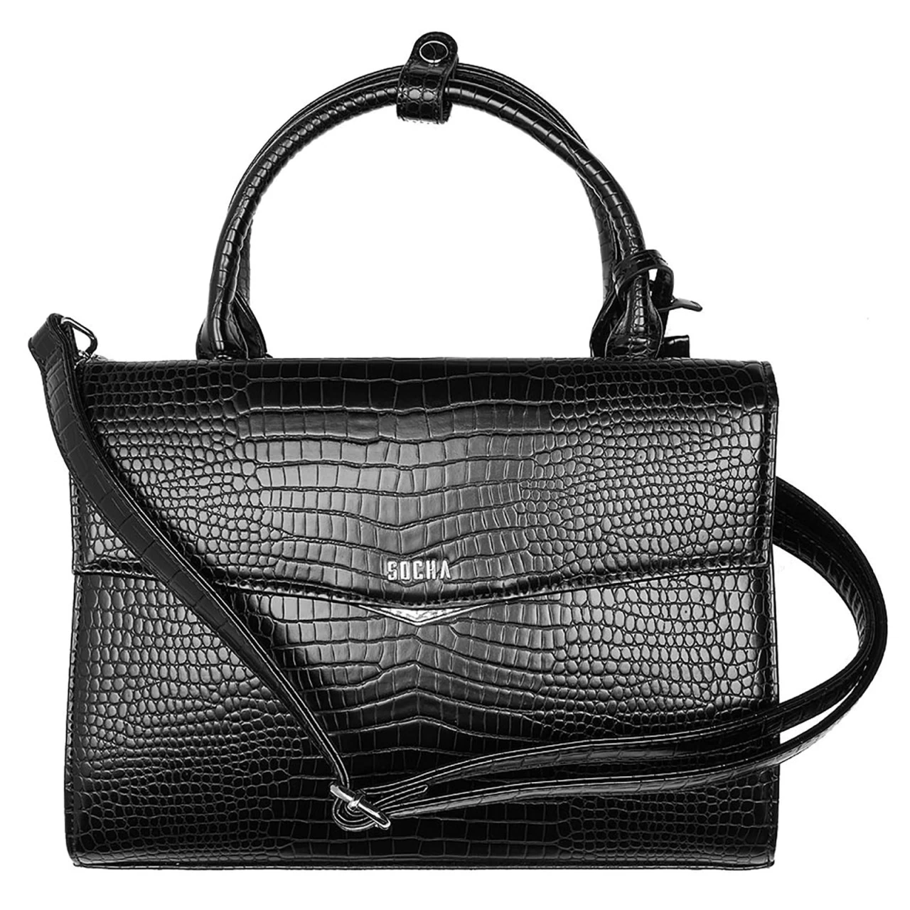 SOCHA Tiny Tip Business-Handtasche 30 Cm Schwarz 12 SOCHA Tiny Tip Business-Handtasche 30 Cm Schwarz – Bild 12