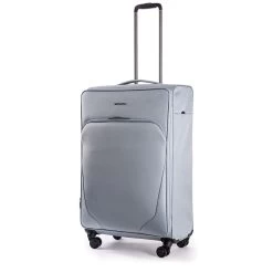 Stratic Mix Trolley 80 Cm 4 Rollen Erweiterbar Grau