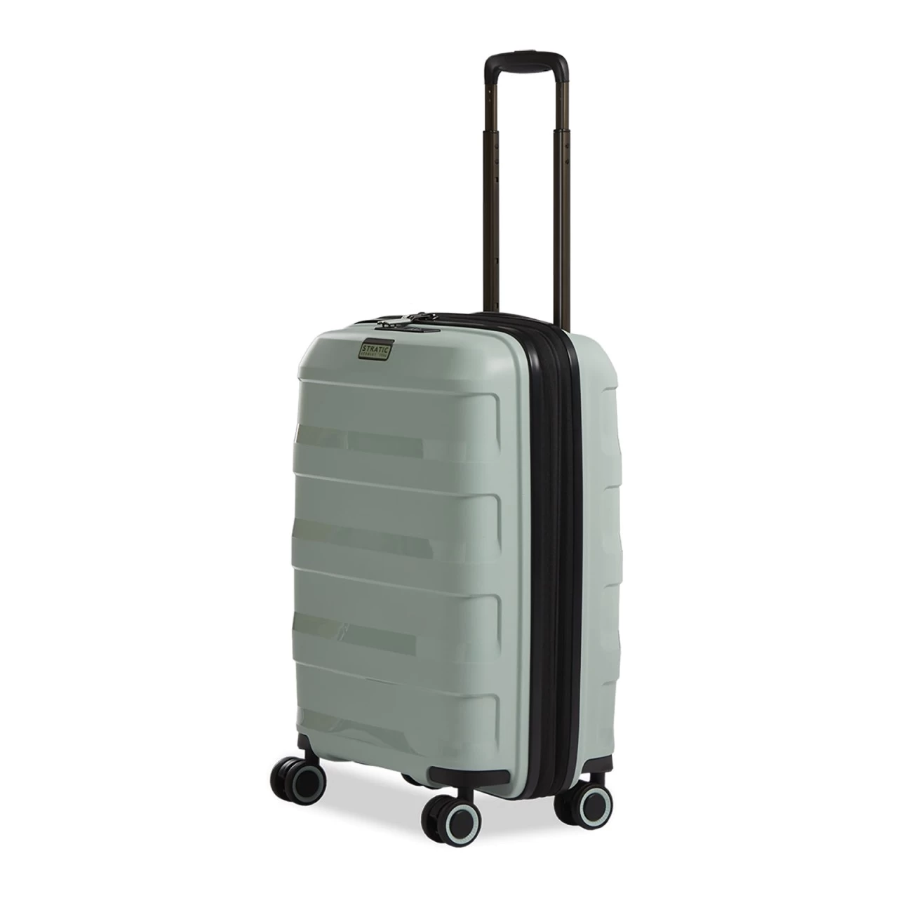 Stratic Straw + Kabinentrolley 55 Cm 4 Rollen Erweiterbar Grün 1 Stratic Straw + Kabinentrolley 55 Cm 4 Rollen Erweiterbar Grün