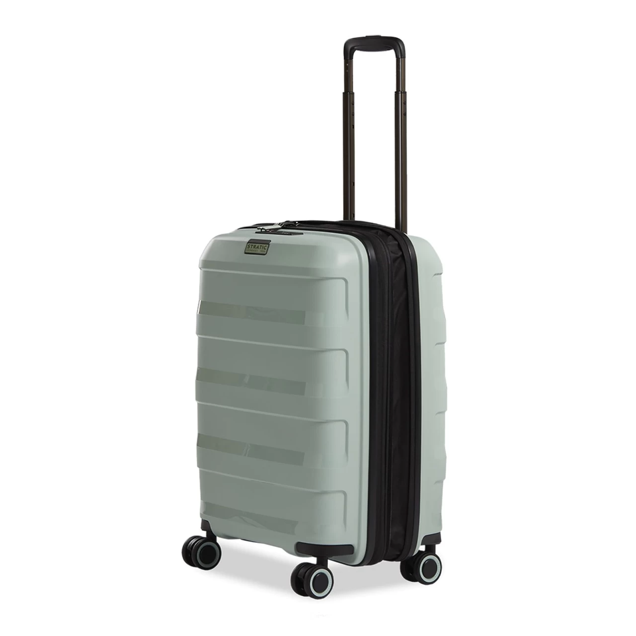 Stratic Straw + Kabinentrolley 55 Cm 4 Rollen Erweiterbar Grün 2 Stratic Straw + Kabinentrolley 55 Cm 4 Rollen Erweiterbar Grün – Bild 2