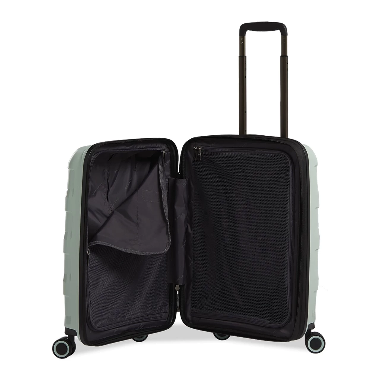 Stratic Straw + Kabinentrolley 55 Cm 4 Rollen Erweiterbar Grün 4 Stratic Straw + Kabinentrolley 55 Cm 4 Rollen Erweiterbar Grün – Bild 4