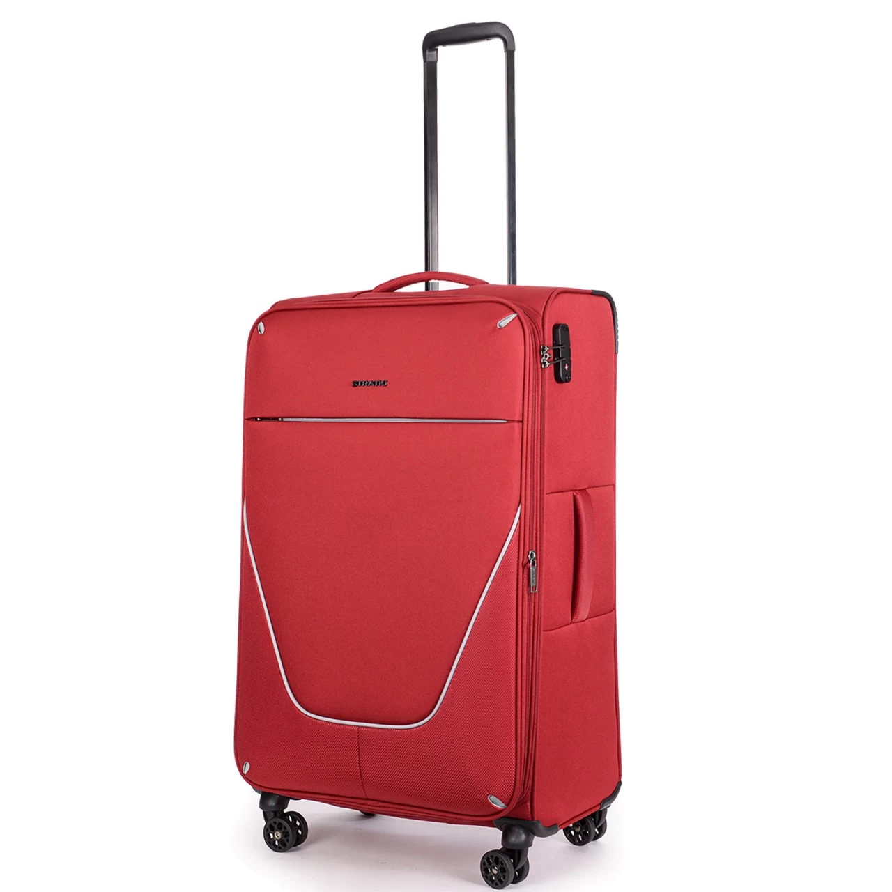 Stratic Strong Trolley 78 Cm 4 Rollen Erweiterbar Rot 1 Stratic Strong Trolley 78 Cm 4 Rollen Erweiterbar Rot