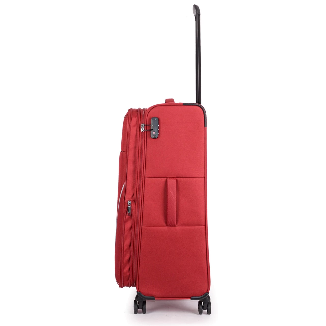 Stratic Strong Trolley 78 Cm 4 Rollen Erweiterbar Rot 7 Stratic Strong Trolley 78 Cm 4 Rollen Erweiterbar Rot – Bild 7