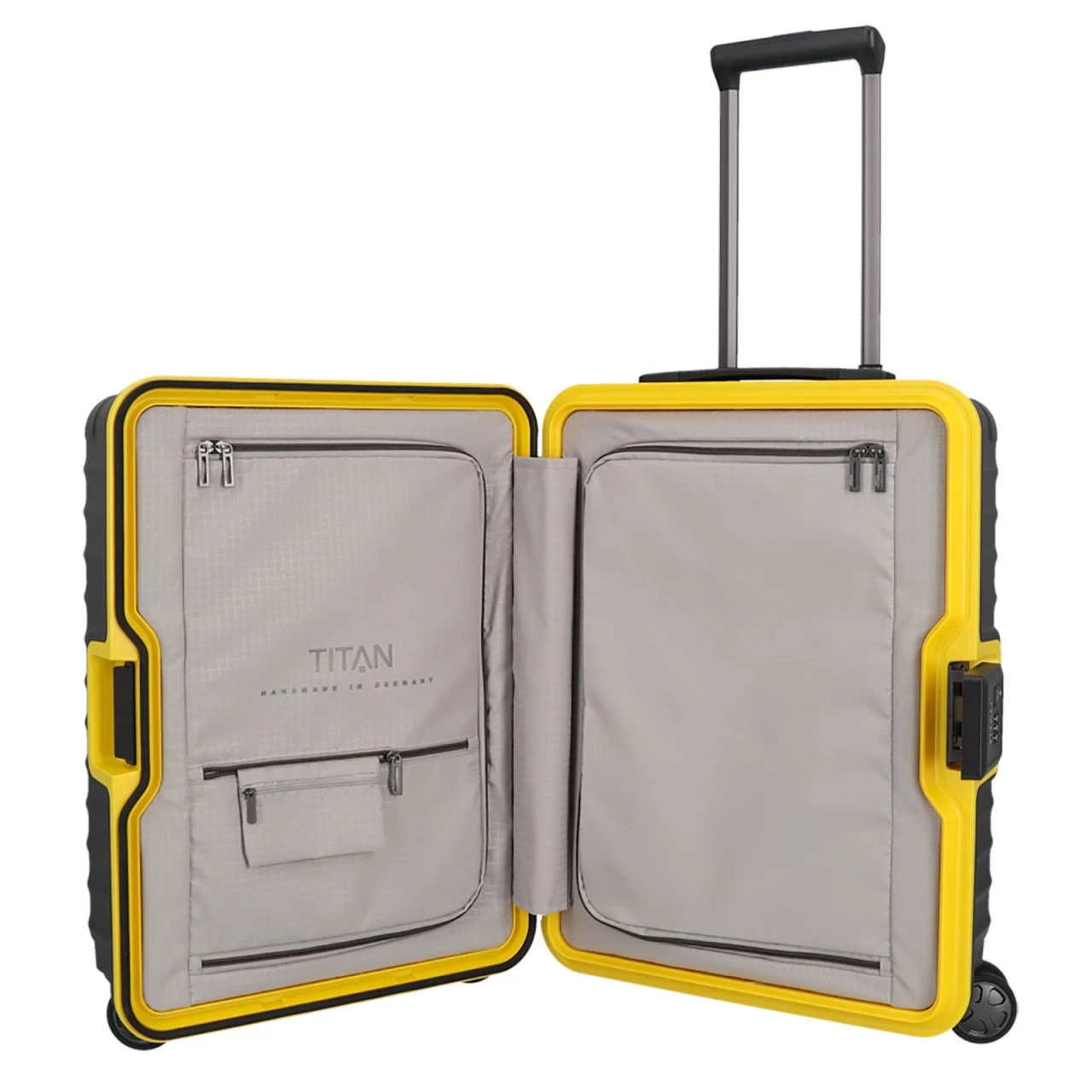 TITAN LITRON FRAME BVB Edition Kabinentrolley 4 Rollen 55 Cm Schwarz 3 TITAN LITRON FRAME BVB Edition Kabinentrolley 4 Rollen 55 Cm Schwarz – Bild 3